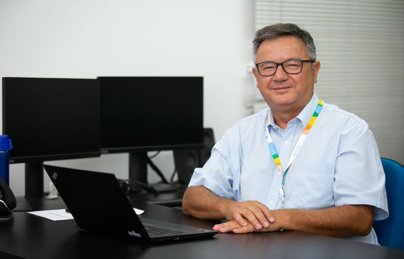 Gilson Santos de Mendonça, gerente regional da Sabesp de Franca