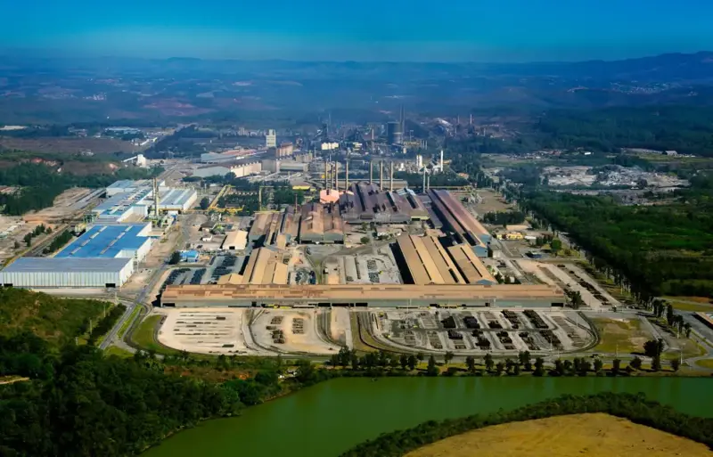 Siderúrgica Gerdau Açominas em Ouro Branco (MG)