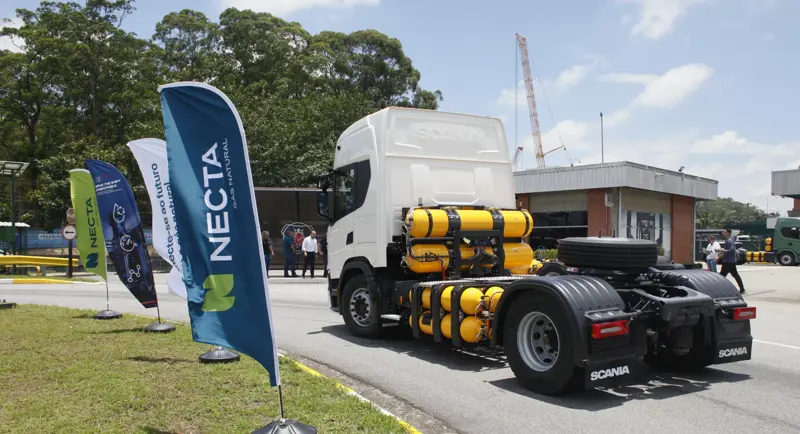 Posto de GNV para veículos pesados da Necta