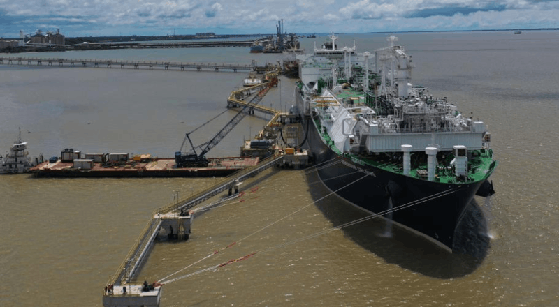 Terminal de regaseificação da NFE em Barcarena (PA)