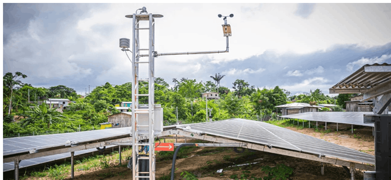 Sistema híbrido na Vila Restauração (AC) da Energisa